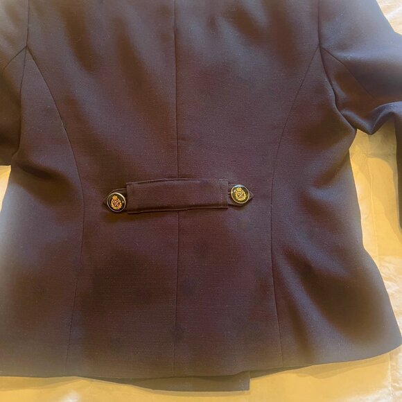 CAbi Navy, Double Breasted jacket, size 0 with beautiful detail - Picture 8 of 10